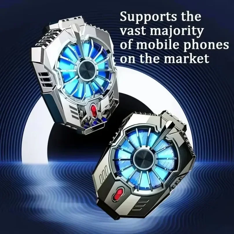 phone cooler Magnetic Mobile Phone Cooling Radiator Fan Two Speed Adjustable Semiconductor Ice Sealed Radiator IPhone Samsung Xiaomi
