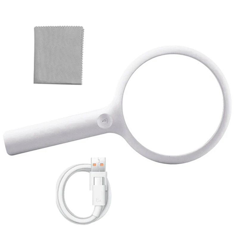 

Reading Magnifier With Light With 20 LED Lights With Light Reading Magnifying Glass Rechargeable