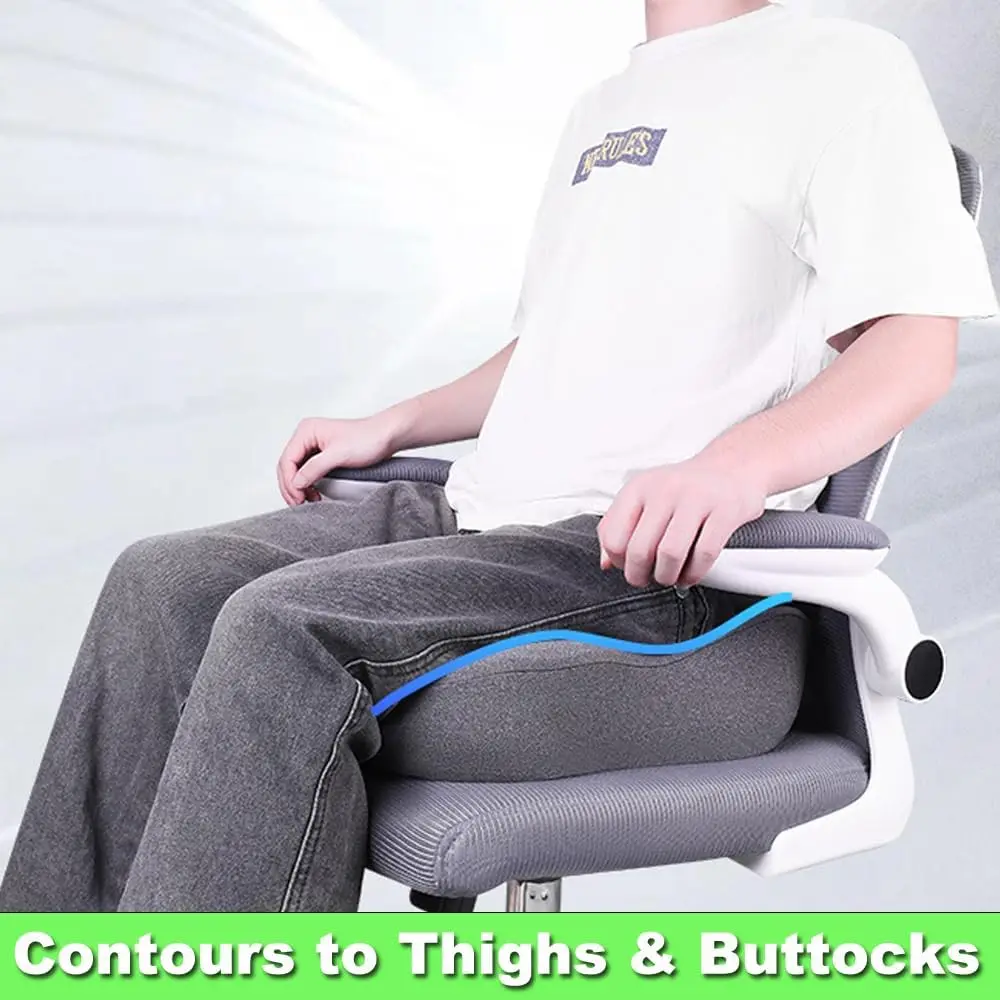 Woman Tailbone Pelvis Orthopedic Medical Seat Cushion Rebound Memory Foam Office Chair Cushion Beautiful Buttock Pad for Car 5