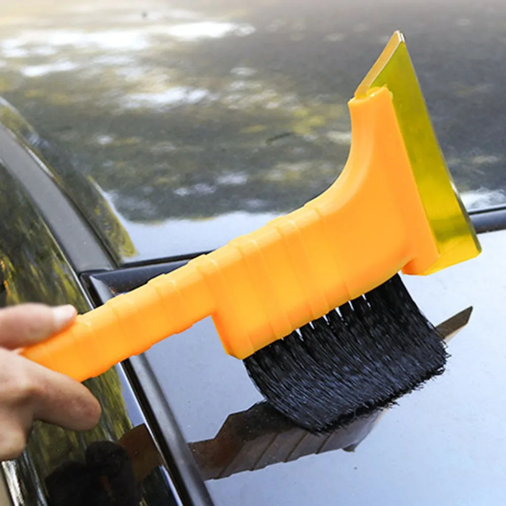 2-in-1 Snow Shovel Ice Scraper Snow Brush Broom Wash Accessories For Car VAN SUV Frost Windshield Cleaner Winter Tool