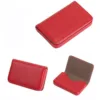 1pc PU Leather Business Card Holder With Magnetic Buckle Slim Pocket Name Card Holder Large Capacity Portable Credit Card Case 3