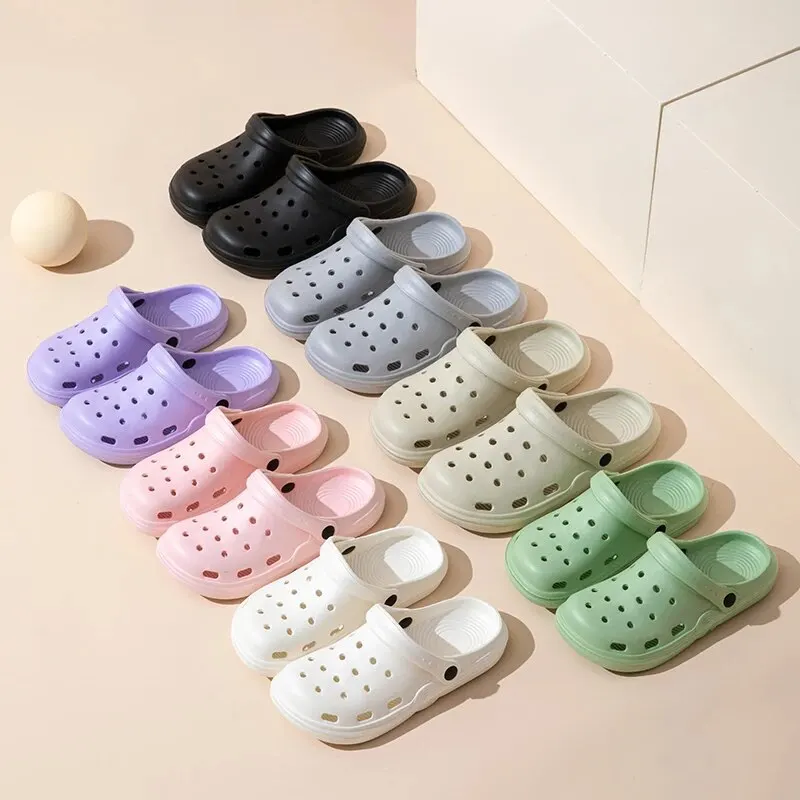 Women's Summer Indoor Home Anti Slip Baotou Slippers for Men Shoes and Slippers