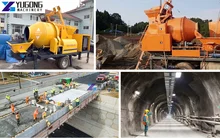  Factory Supply 30m3 Diesel Power Foam Concrete Mixer with Pumps Small Portable Concrete Mixer with Pump Machine 