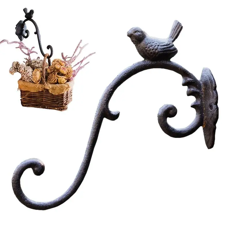 

Heavy Duty Rustic Cast Iron Coat Hooks Strong Kitchen Wall Plant Hanger Antique Wall Hanger Bracket Wall Mounted Coat Racks
