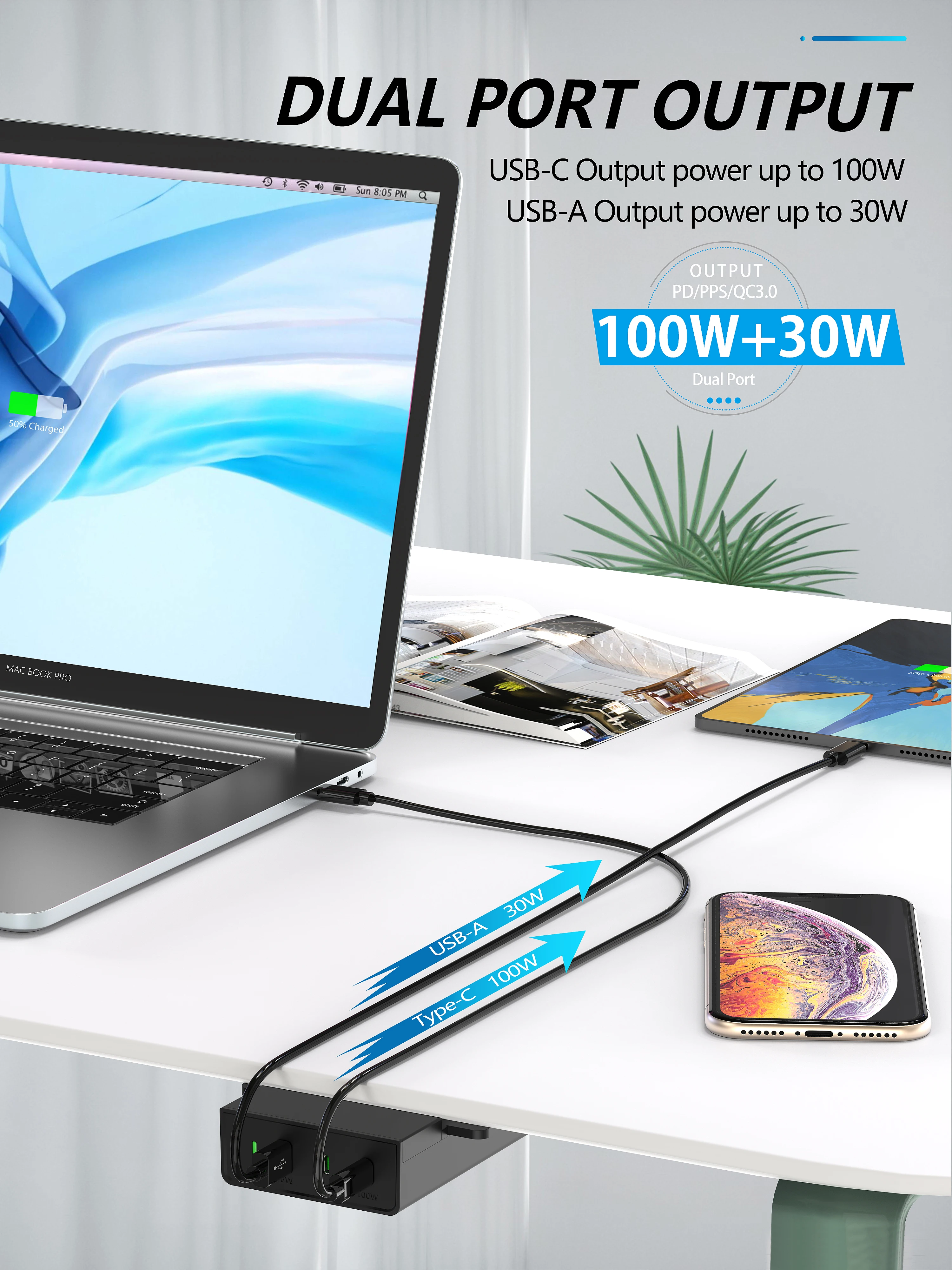 ƺ  ޴ 4.0 3.0  ,  CŸ, 120W PPS  , USB C  , 150W PD QC