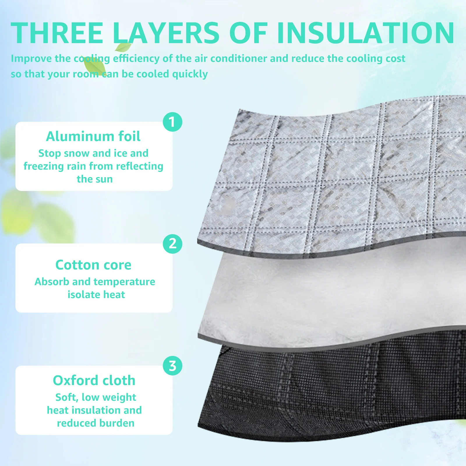 Universal Waterproof AC Exhaust Pipe Insulation Cover