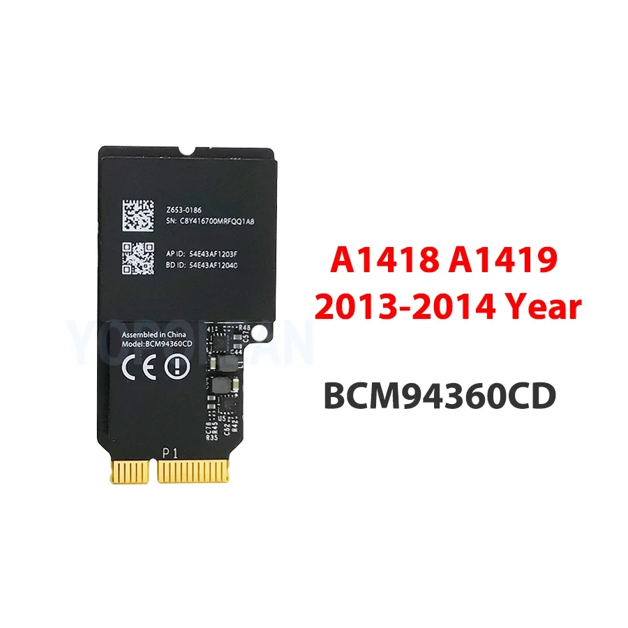 Mini PCI-E To 1.25mm Wireless WiFi Card Converter - Compatible With BCM94331CD, BCM943602CDP