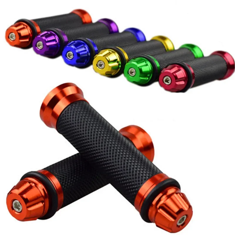 Rubber Motorcycle Handlebar Grips for Bikers and Scooters