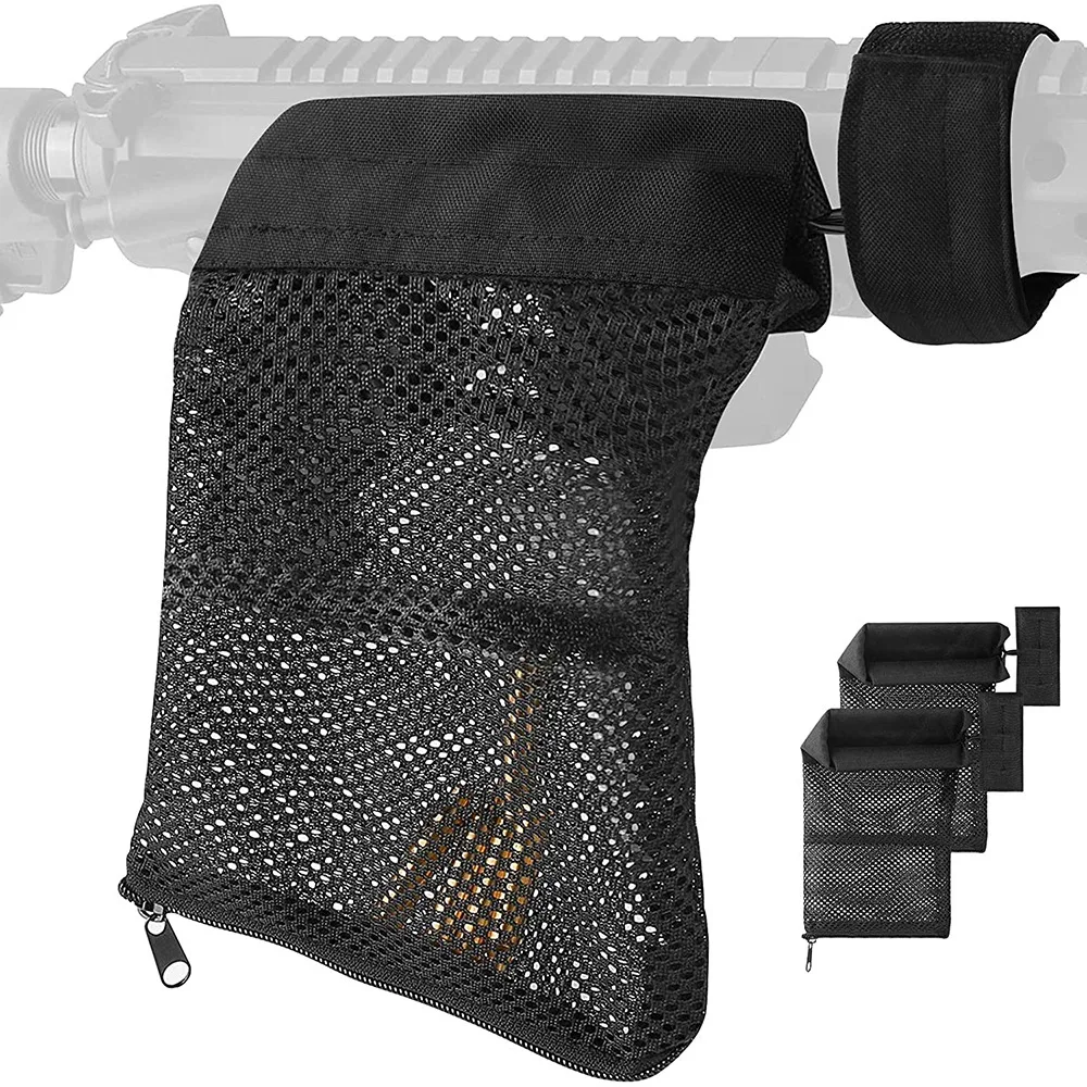 Brass Catcher Universal Mesh Brass Catcher Outdoor Shell Storage Bag Hook and Loop Type for Weapon Rifle Range Shell Catcher For Shell Catcher