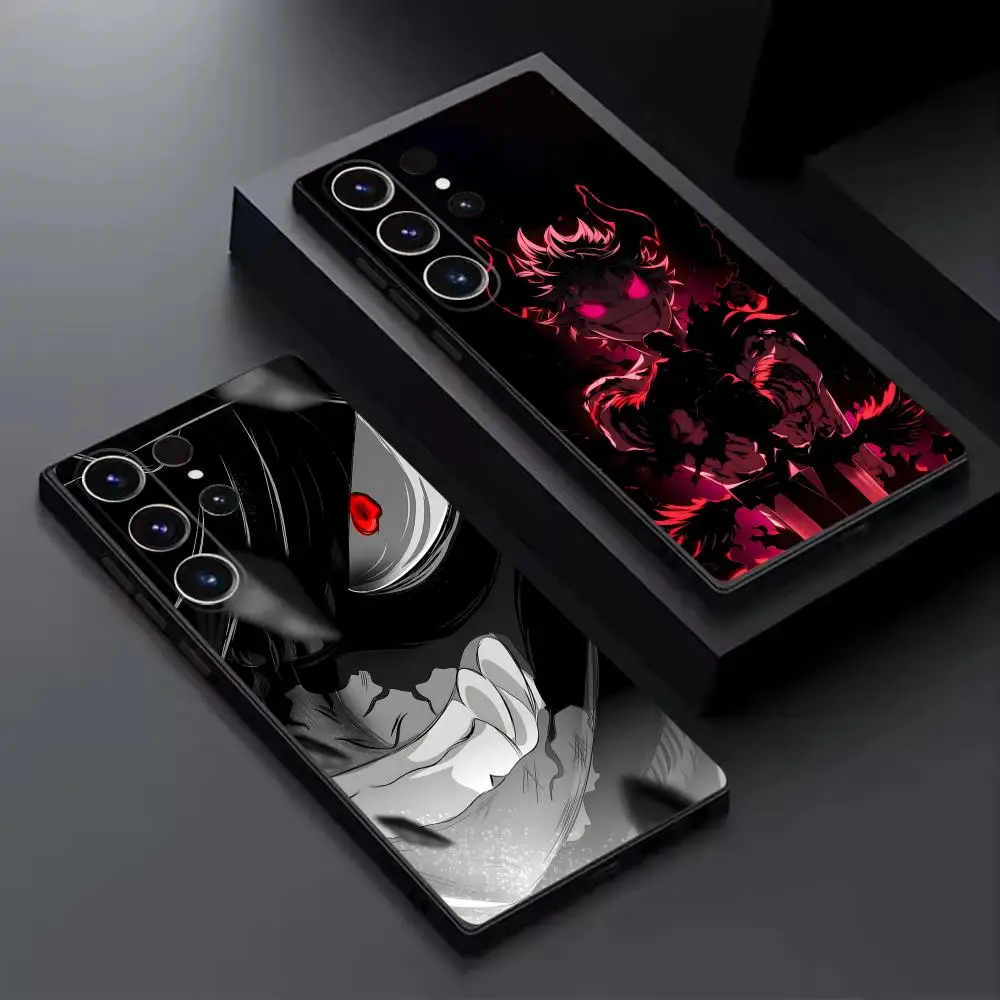 Black Clover Anime Soft Black Phone Case