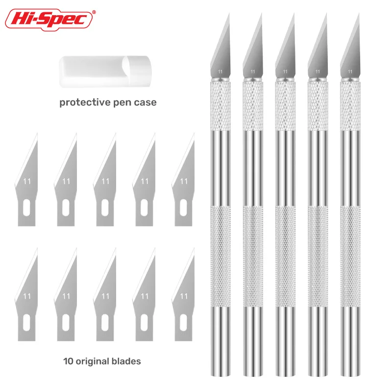 

Sculpture Utility Sharp Metal Knife Set Non-Slip Carving Cutter Engraving Craft Knives Blades Cut Handicraft Carving Tools DIY