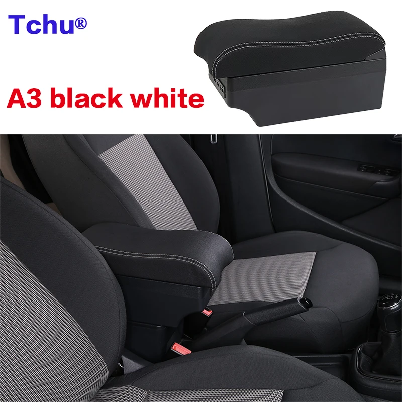 For Renault Clio 4 Armrest Box Renault Captur Clio 3 III IV Accessories Storage Box USB Multifunction clio4 clio3 Armrest box car pedals Interior Parts