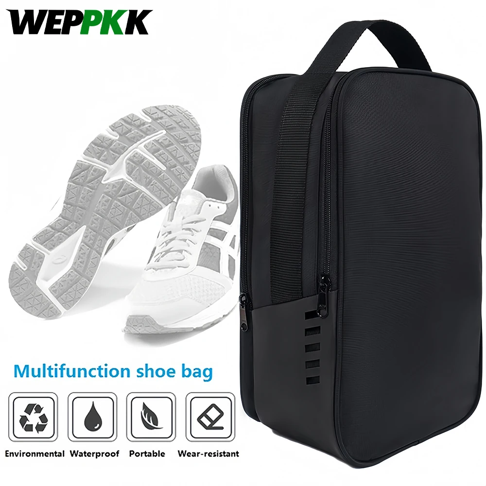 1PCS Shoe Bag Waterproof Shoe Carrying Bag with Zipper for Gym, Sneaker, Golf, Soccer, Tennis, Bowling, Basketball, Dance Shoes