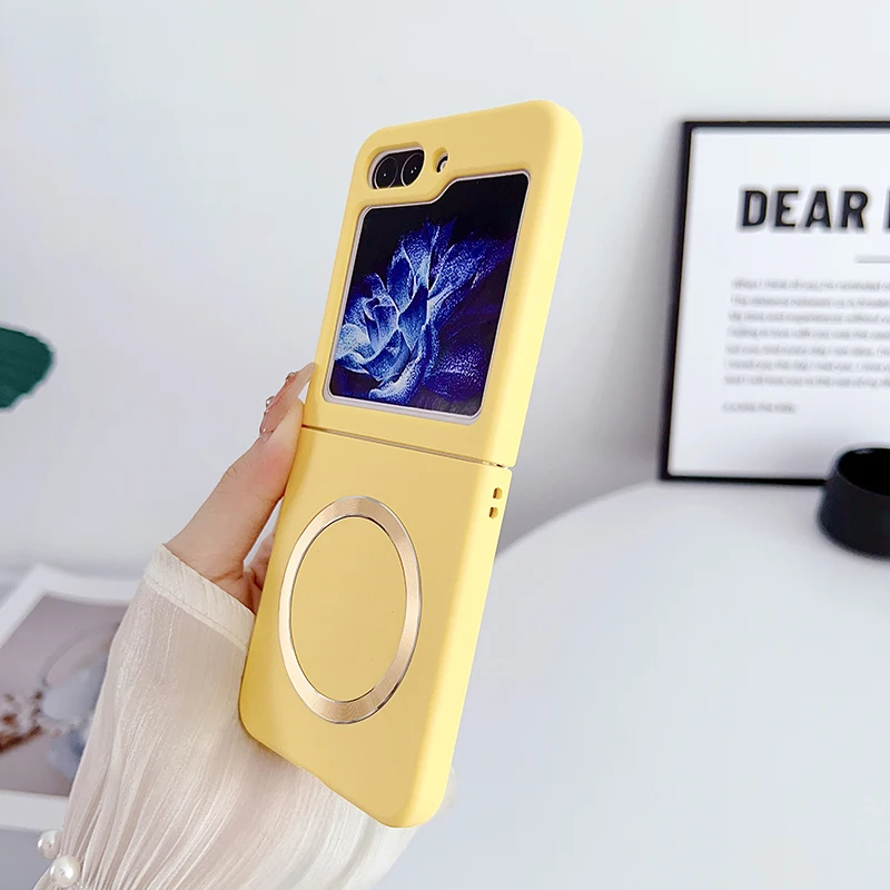 Magnetic Solid Color Wireless Charging Case Cover