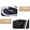 1:24 Sienna Granvia MPV Alloy Car Model Diecast Metal Toy Commercial Car Vehicles Model Sound and Light Simulation Children Gift 5