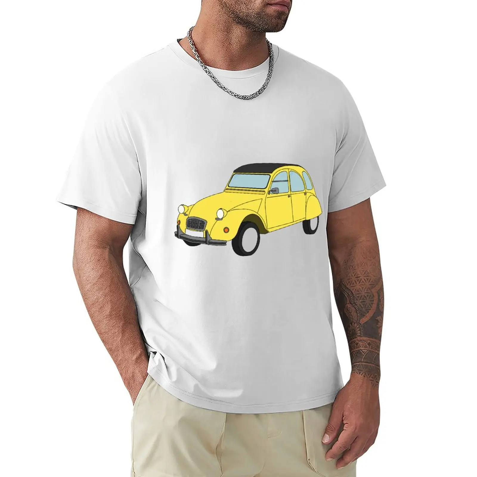 Citroen 2Cv T-Shirt Customizeds Magliette Moda Coreana Per Uomo