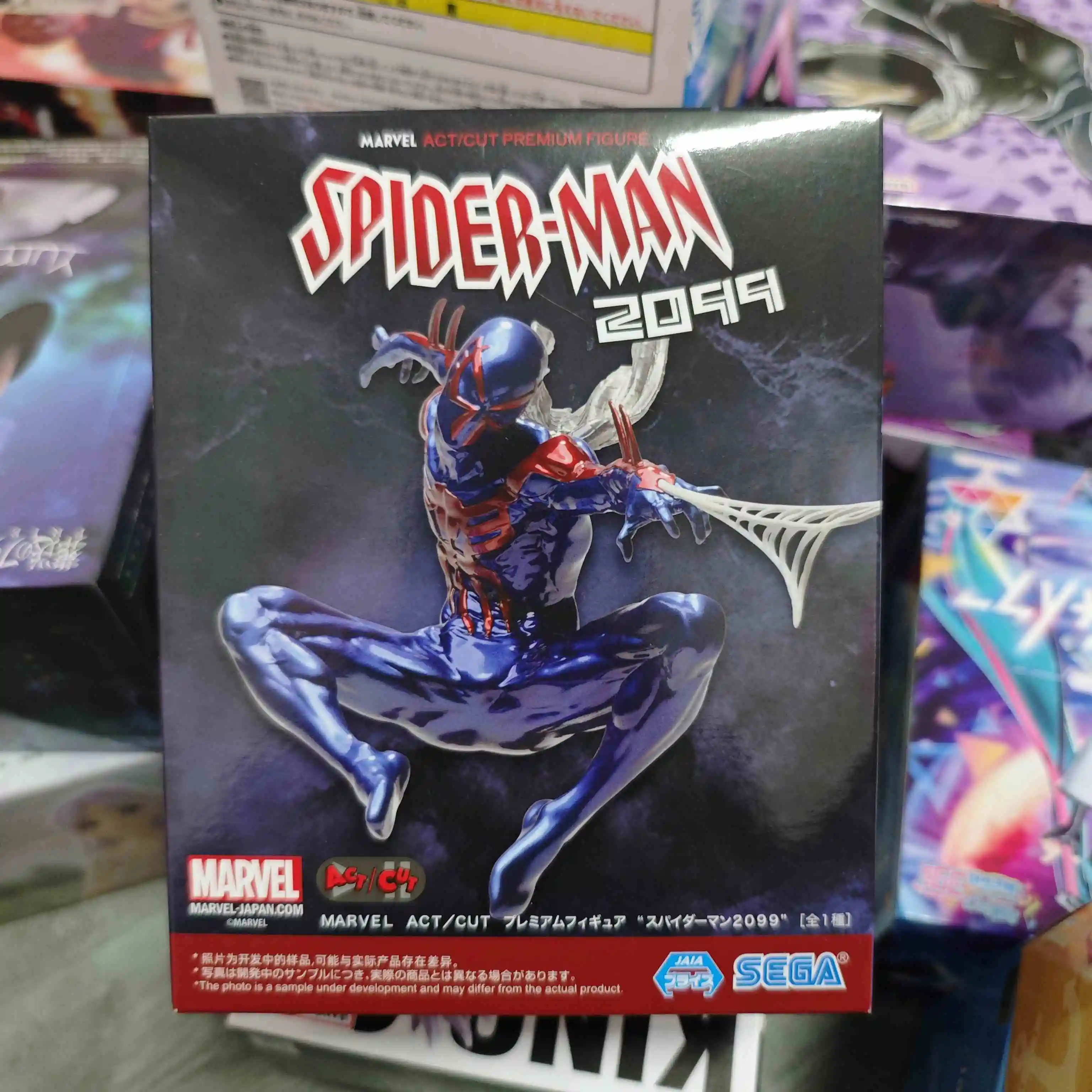 Original Bandai Sega In Stock Marvel Spider Man Anime Figure Spider-Man 2099  Movie Action Toys Pvc Model Collection Toy Gift - AliExpress, image size:3072x3072