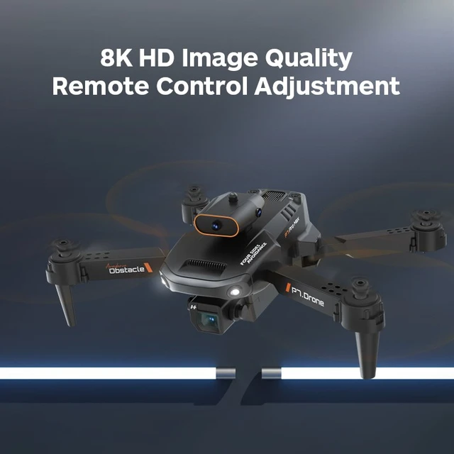 P7 WIFI FPV Drone 8K HD 360 Obstacle Avoidance Drones Aerial Photography Four-Axis Rc Aircraft Rc Helicopter Kid Toy Gift