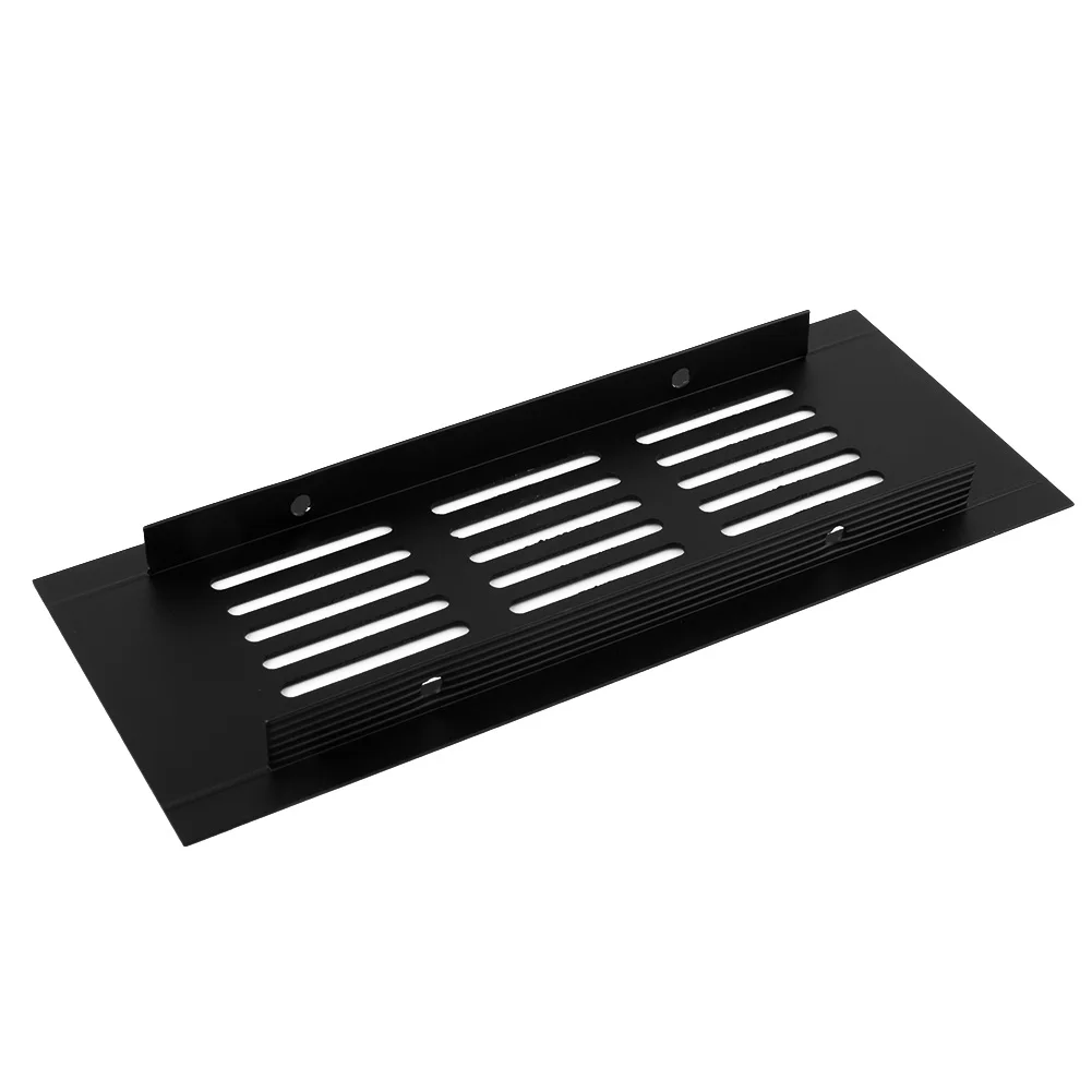Air Vent Grille Ventilation Grille Shoe Cabinets Wardrobe Black Cabinet Clean Easy To Install Rectangular Durable