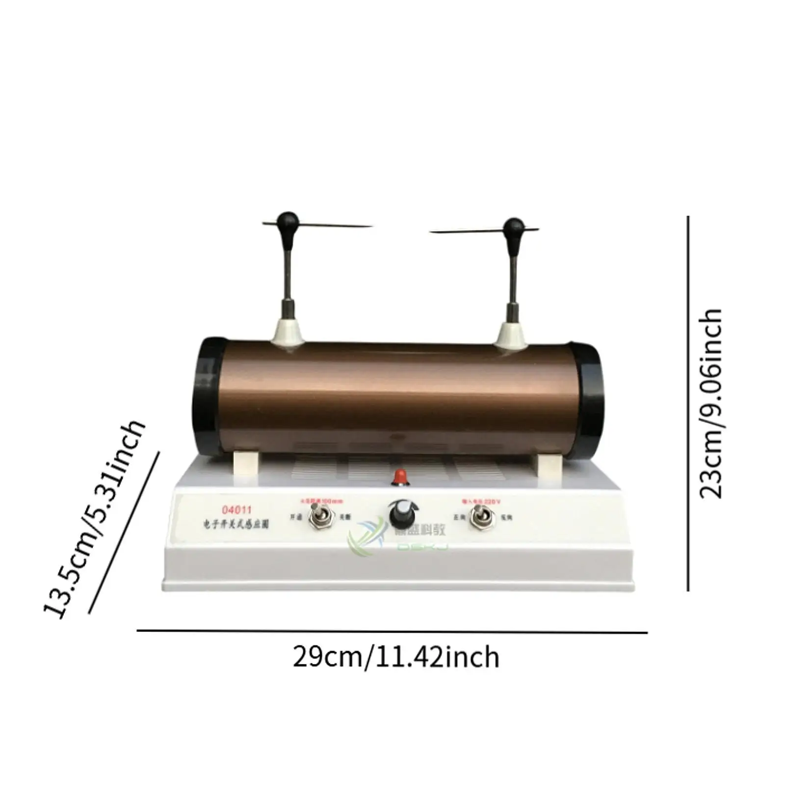 Switch-type Electron Induction Coil Kit Spark Discharge Demonstrator for Spectral Tubes Physical & Chemical Experiments Lab