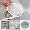 2Pcs Kitchen Sink Filter Bathroom Shower Floor Drain Hair Catcher Stopper Multifunctional Sewer Anti-clogging Strainer Net Cover 1