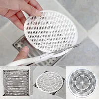 2Pcs Kitchen Sink Filter Bathroom Shower Floor Drain Hair Catcher Stopper Multifunctional Sewer Anti-clogging Strainer Net Cover 1