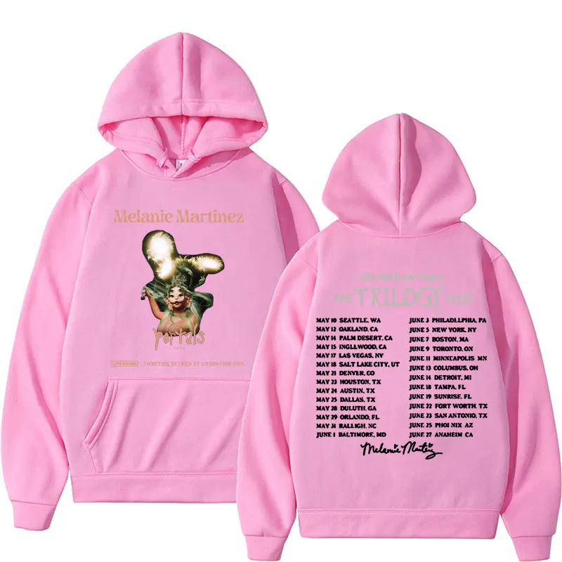 The Trilogy Tour 2024 Melanie Martinez Portals 앨범 풀오버 후디, 남성 여성 의류, 빈티지 미학 후디, 스웻셔츠