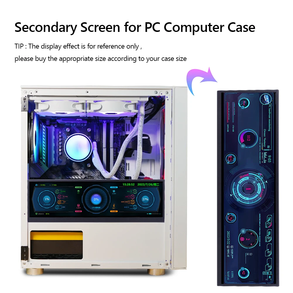 12.6 ġ IPS C Ÿ  ȭ, 1920x550 CPU GPU RAM ǻ ͸, HD CPU GPU RAM ÷, AIDA64
