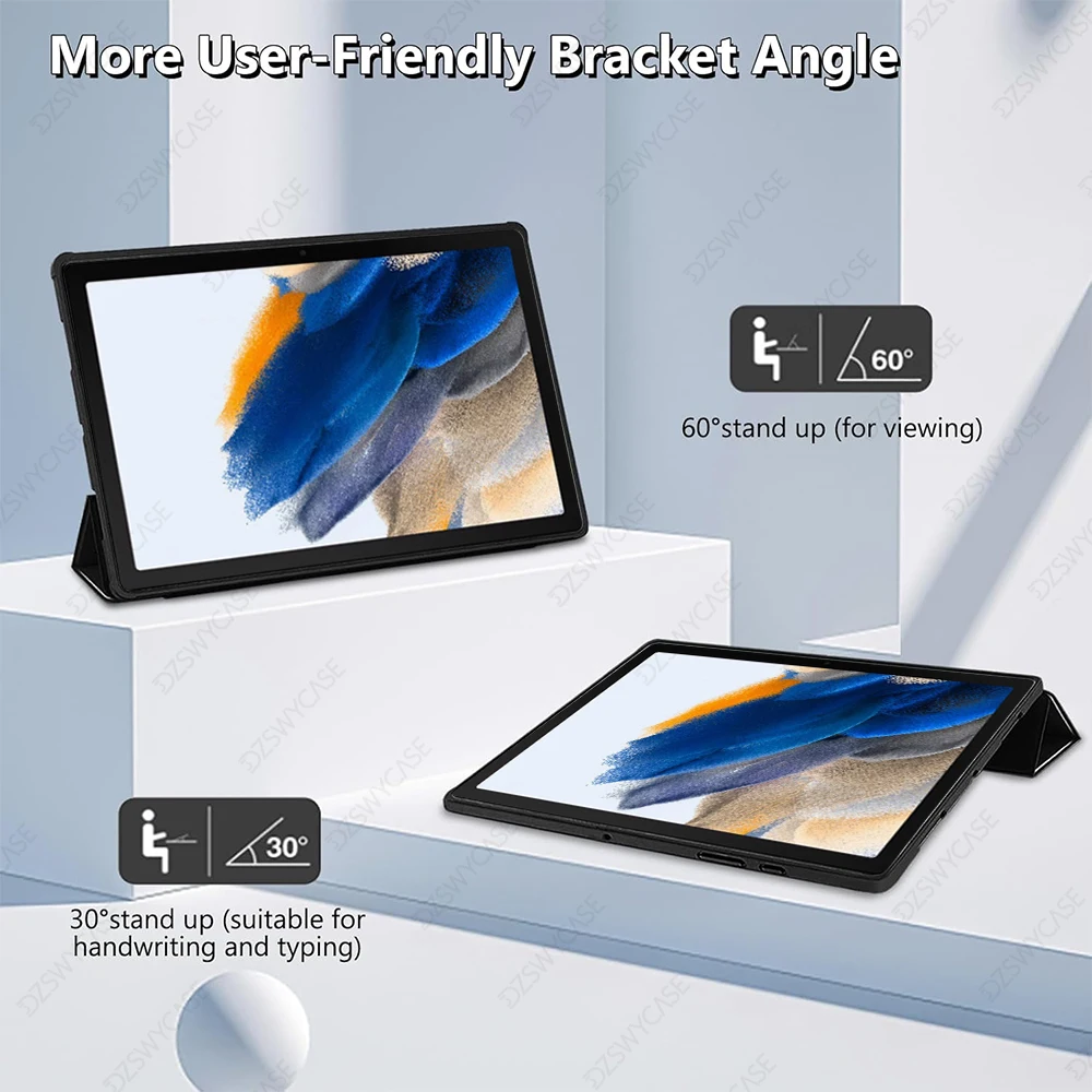 Silicone Slim Trifold Stand Tablet Case with Auto Sleep/Wake Feature