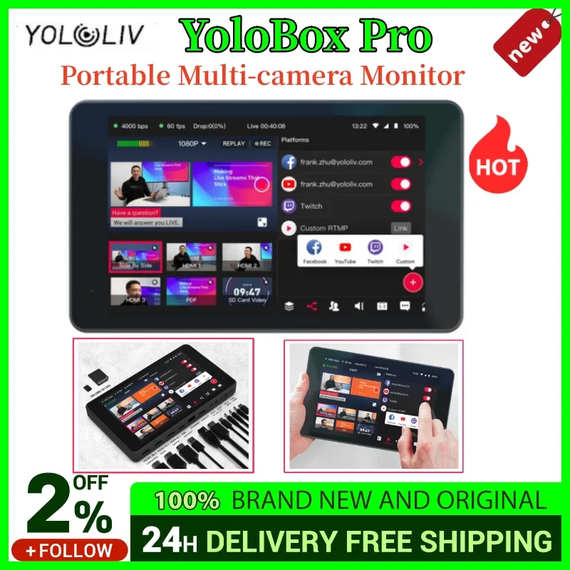 YOLOLIV YoloBox Pro/YoloBox Pro with Cage The Ultimate All-In-One