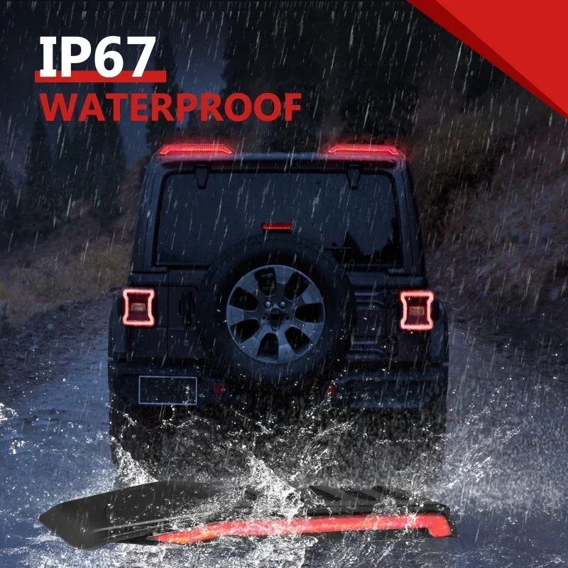 Troisième Feu Stop Arrière à LED Pour Jeep Wrangler JL 2018