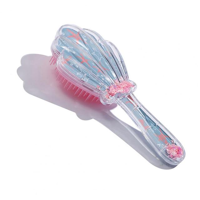 Comb Delicate Portable ABS Green-bottomed Starfish Air Cushion Comb for Home
