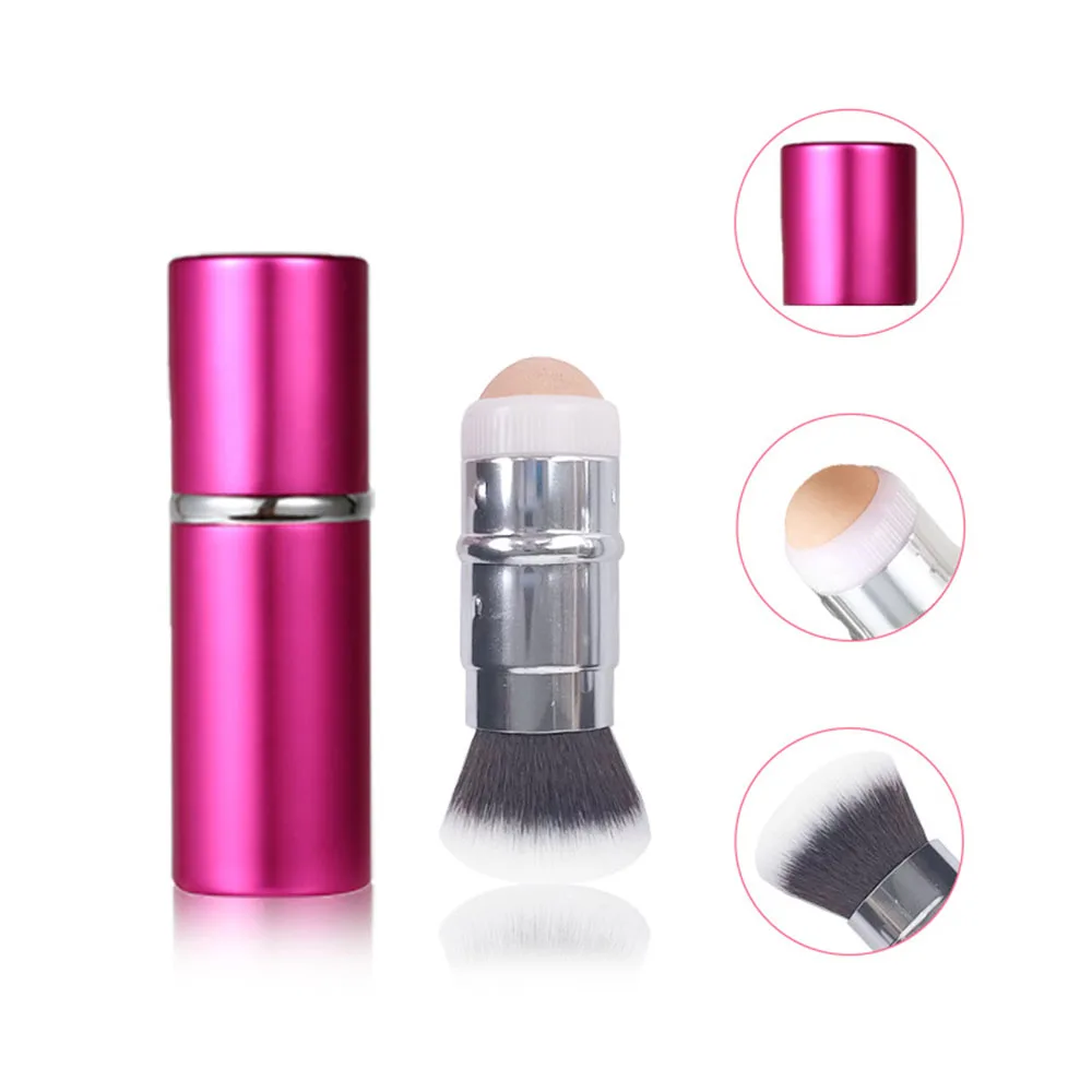 

New 2 in 1 Volcano Oil Absorbing Foundation Brush Makeup Brush Set Makeup Concealer Brush Blush Loose Powder Brush Beauty Tools