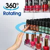 3 Tier Acrylic Nail Polish 360 Rotating Display Rack Organizer Stand Makeup Cosmetics Storage Box 6