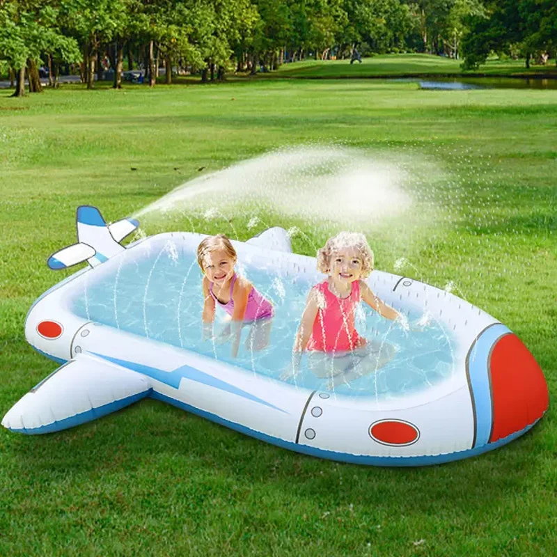 

Play Splash Sprinkler Water Pool Outdoor Toys for Backyard Garden Lawn Kids Splash Pad Ball Pit Pool Birthday Gift for Toddlers
