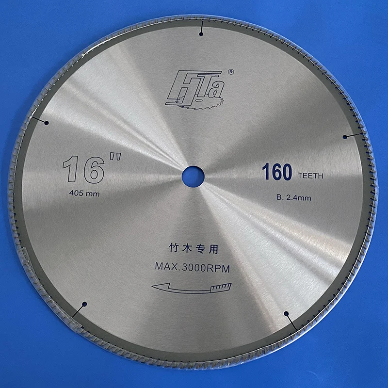 Cost Sale Of 355/405*32/30*160T Wood PVC Plastic Pipe Wood Plastic Extruded Board Ultra Thin Alloy Saw Blade For Cutting Bamboo