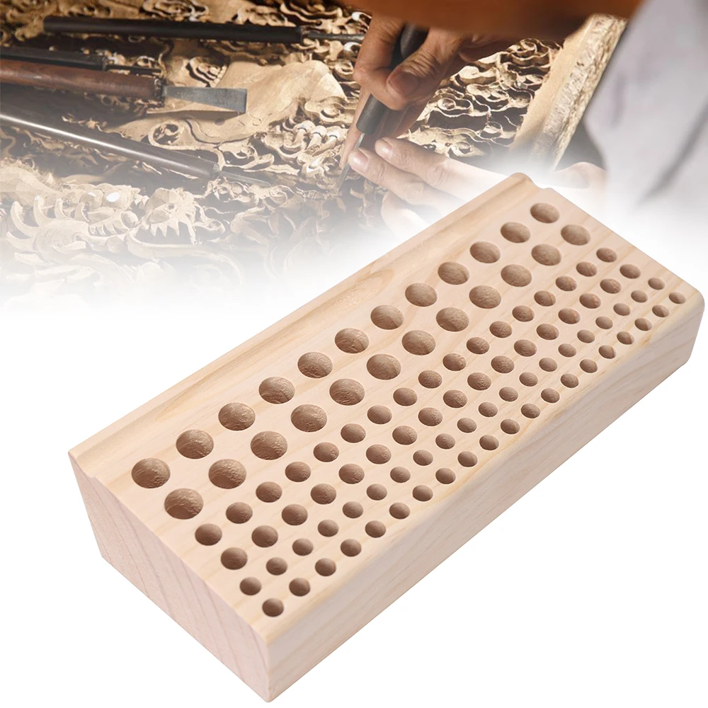 Storage Box 98 Hole Leather Carving Tool Holder Leather Working Tools