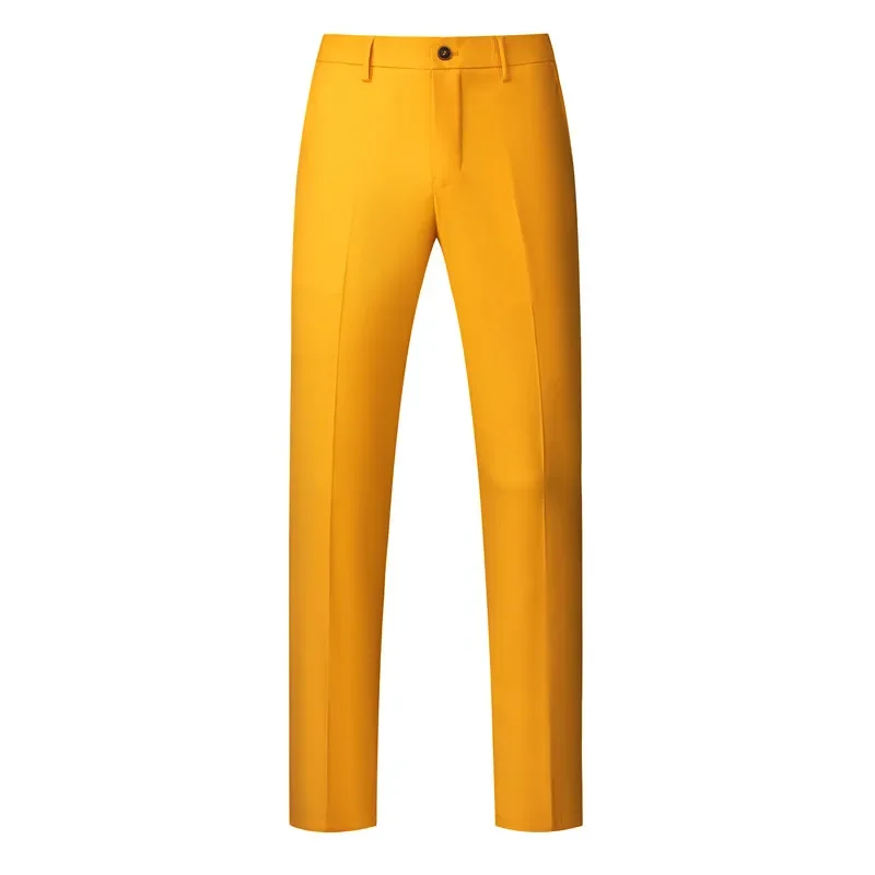 Plus Size 38 40 Mens Suit Pants Solid Color Slim Fit Dress Pants Slim Fit Office Business Men Trousers 16 Color Business Pants Suit Pants Men Pants