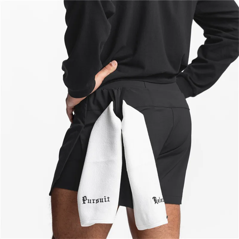 

Men's Gym Fitness Sports 2 in 1 Double Llayer Shorts 2022 New Breathable Quick Dry Outdoor 5 Points Pants Fashion Apparel