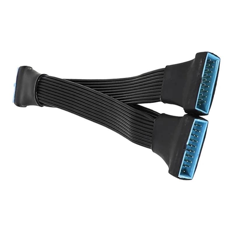 USB 3.0 헤더 분배기 연장 케이블 USB 3.0 19/20 핀 분배기 케이블 마더..
