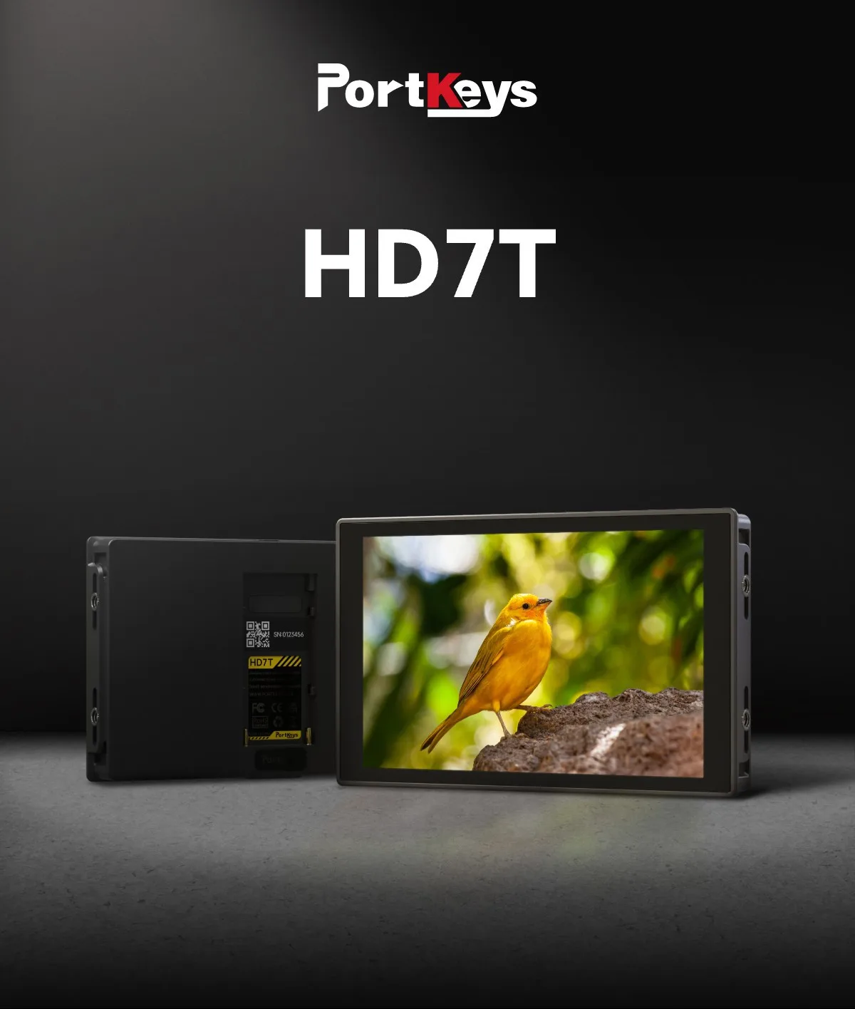 HD7T 7 inch Touch Screen DSLR Camera Field Monitor, 1000 Nits High-Bright, Video