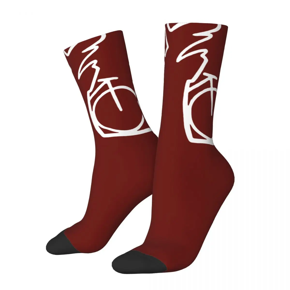 Hip Hop Vintage Bicycle Classic Crazy Calzini Da Uomo Unisex La Linea Tv Street Style Pattern Stampato Divertente Novità Happy Crew Sock