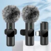 NEW Wireless Lavalier Microphone Audio Video Recording Mini Mic For iPhone Android Laptop Live Gaming Mobile Phone Microphone 1 NEW Wireless Lavalier Microphone Audio Video Recording Mini Mic For iPhone Android Laptop Live Gaming Mobile Phone Microphone 1