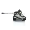HENG LONG 1/16 7.0 Upgraded King Tiger RC Tank 3888A 360° Turret Barrel Recoil Tiger II White Steel Tracks BB Unit Toys TH19728 2