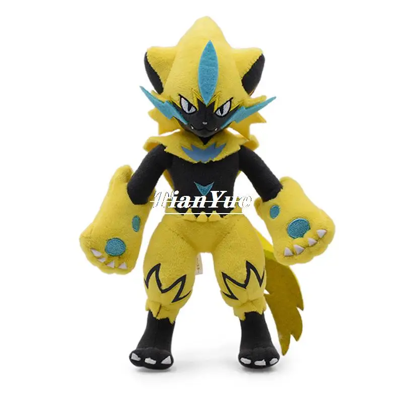 

Kawaii Cute Zeraora Lightning tiger Toys for Children 25cm