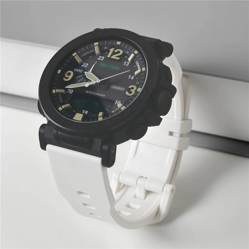 Silicone Rubber Sport Watch Strap - Waterproof Resin Bracelet