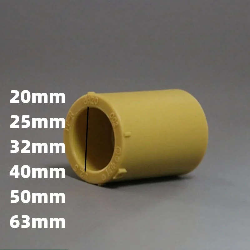 PPR 냉온수 파이프, 도킹 급수 파이프 피팅까지 핫멜트 리시버, 20mm, 25mm, 32mm, 40mm, 50mm, 63mm