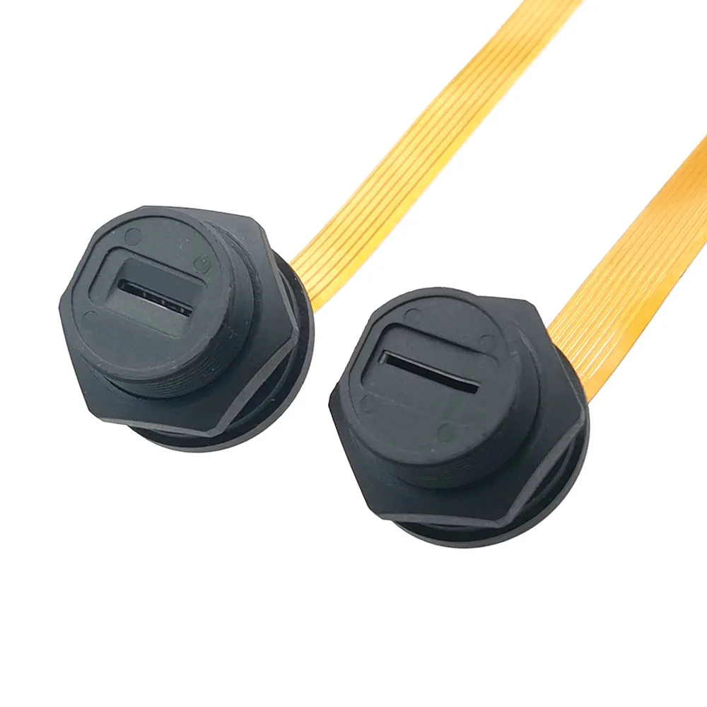 Description Picture 3 of item1pc TF SIM Card Holder Industrial Equipment SIM MicroSD Card Waterproof IP67 High Speed Expansion Connector Memory Card Socket