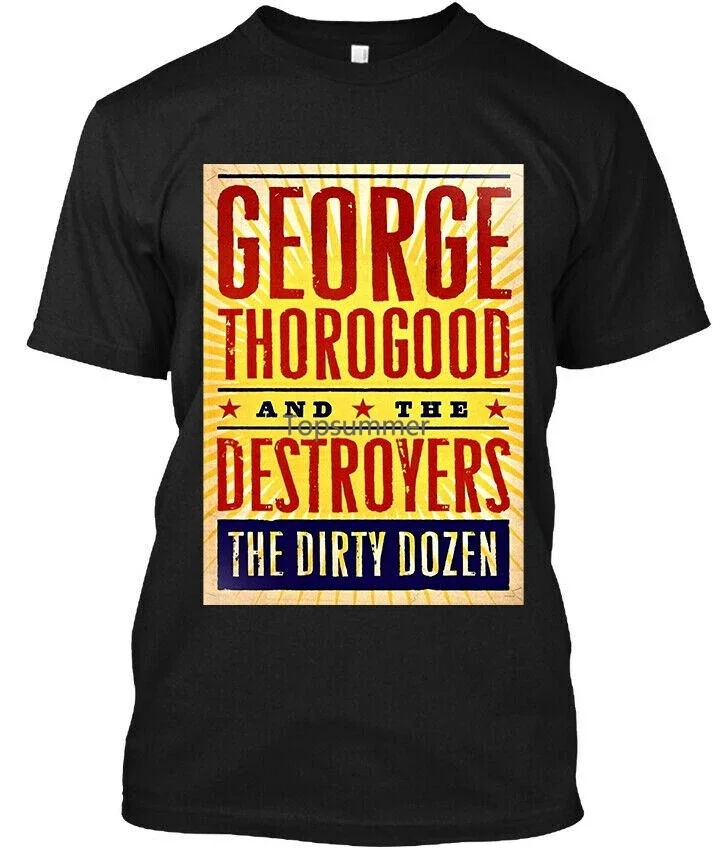

Футболка Nwt George Thorogood & The destroклассика «Грязные дюжины Блюз рок»