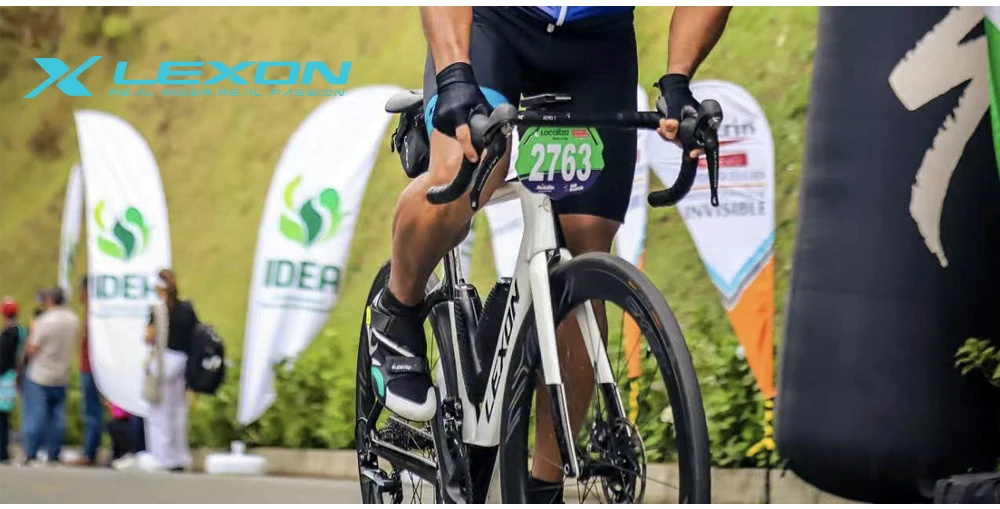 Description Picture 3 of item2023 Gravel Handlebar Carbon Fiber UNOX Road Bike Exotropism Handlebar 28.6mm integrated Bicycle Bent Bar Bike Parts